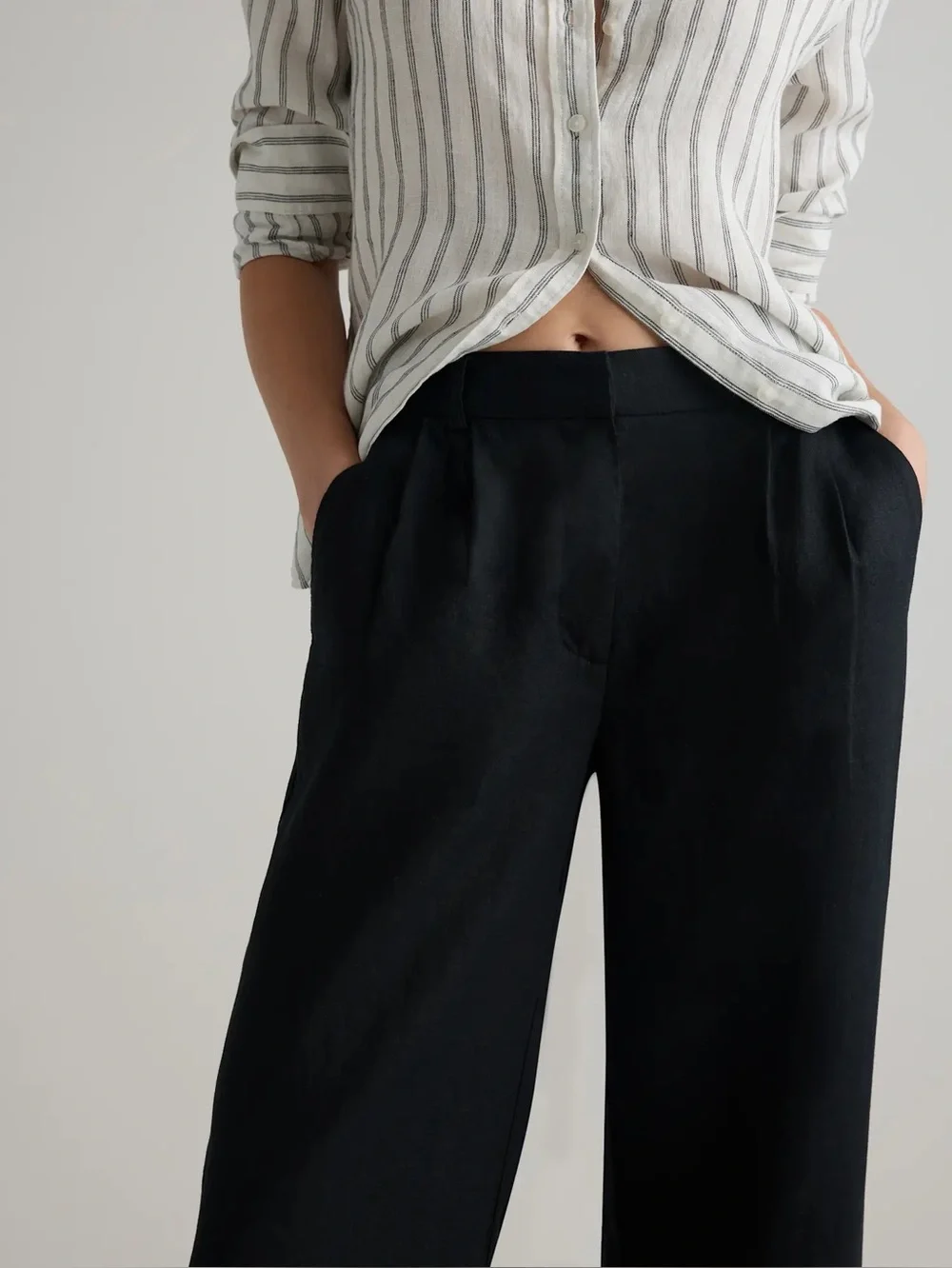 Quince pleated trouser